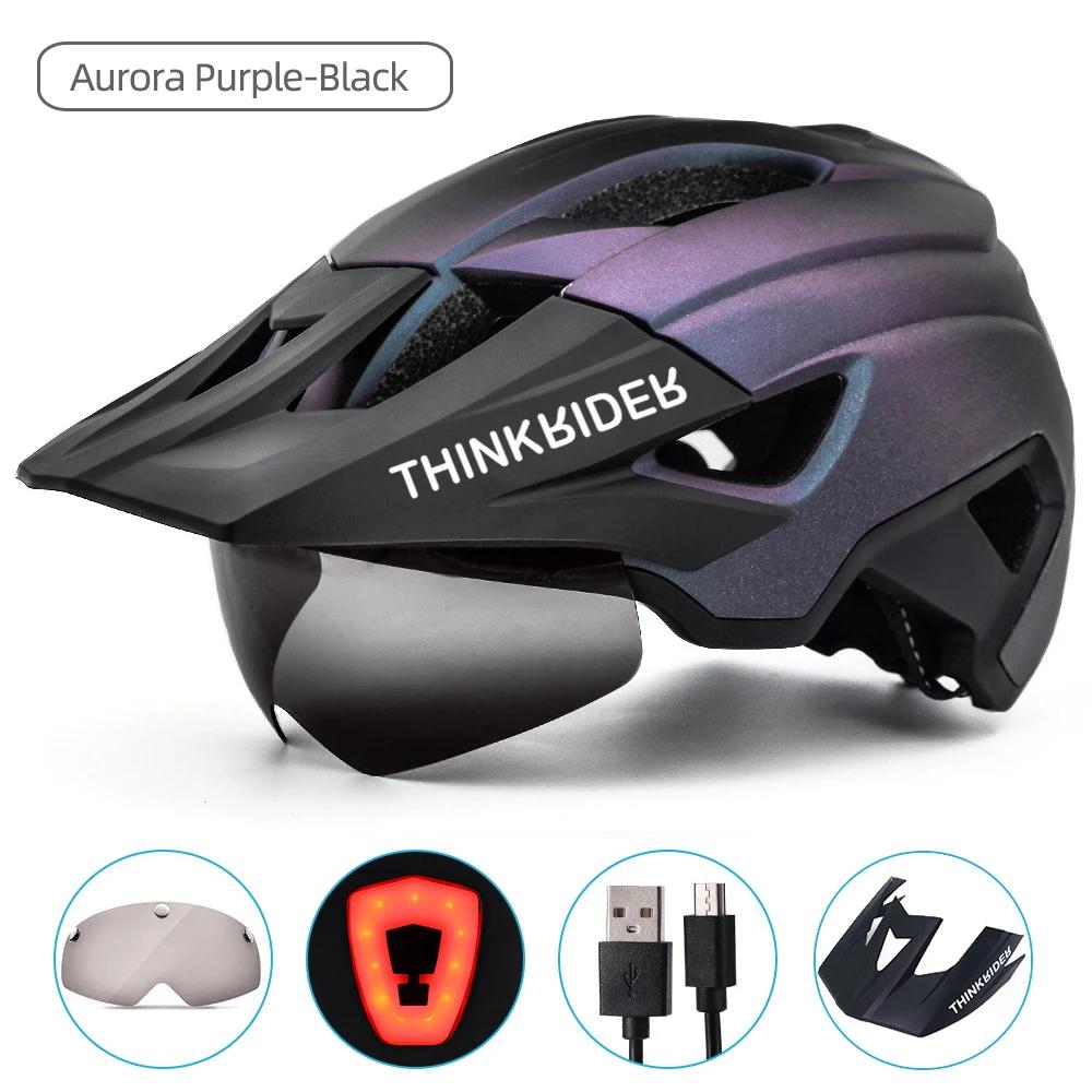 ThinkRider-Capacete de Bicicleta Ultraleve para Homens e Mulheres, Capacete De Ciclismo MTB, Capacete De Bicicleta De Mountain Road - Image 1