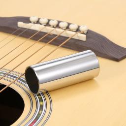1PC 60MM Alta Guitarra Slide Bar Aço Inoxidável Metal/Vidro Dedo Slides para Guitarra Baixo Banjo Ukulele Acessórios Instrumento - Image 6