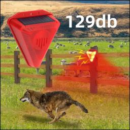 Animal Repelente Alarme Controle Remoto, Anti-selvagem Javali Drive, Profissional Anti-Roubo Piscando Luz de Alarme, Sirene Sensor - Image 1