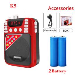 K5 30W Amplificador De Rádio Professores Guia Especial LED de alta potência Speaker Amplificador De Gravação USB TF cartão Leitor De Música Portátil - Image 1