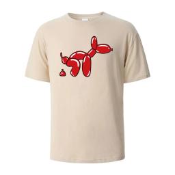 T-shirt estampada para cão balão masculina, gráfico engraçado, tamanho grande, camiseta de manga curta masculina e feminina, moda verão, tops casuais, 100% algodão - Image 4