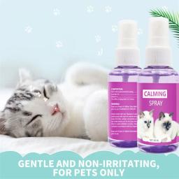 Spray Calmante Anti-Stress Feromona para Gatos, Spray Calmante, Relaxamento Emocional, Suprimentos de Limpeza de Saúde, 60ml - Image 3
