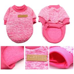 Camisola macia para cães e gatos, roupas quentes, casaco de estimação, moletom, cães médios e pequenos, cachorro, XS a 2XL, outono e inverno - Image 3