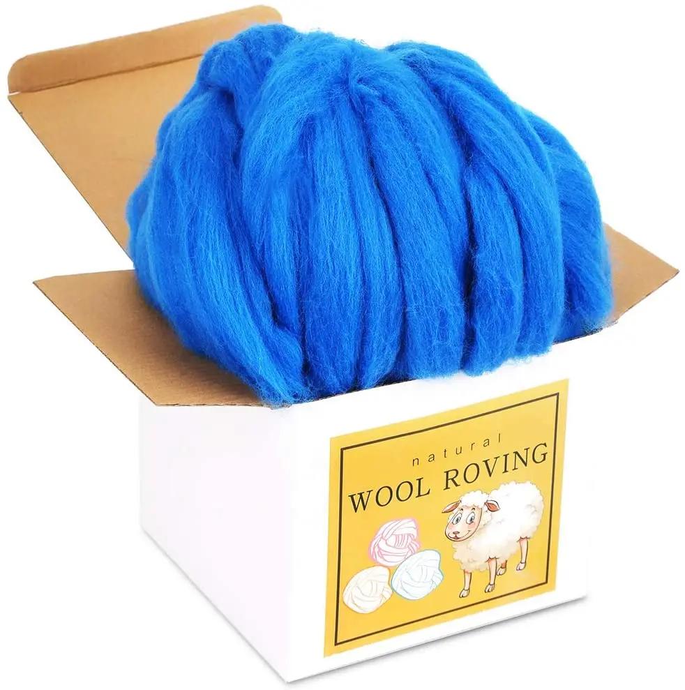 IMZAY Soft Roving fibra para feltragem agulha, DIY feltro materiais, suprimentos iniciantes, 250g - Image 1
