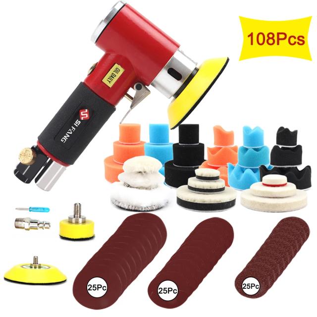 SIFANG Mini Lixador Pneumático de Alta Velocidade para Polimento de Carros