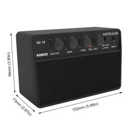 Amplificador portátil Bluetooth Mini guitarra elétrica, interface universal, amplificador profissional para a prática diária - Image 6