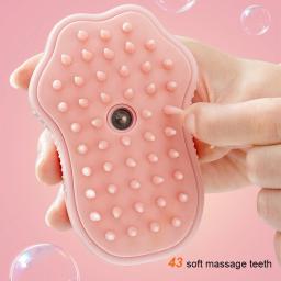Steam Massage Comb com spray elétrico de água, Soft Silicone Pet Grooming Brush para remover cabelos emaranhados e soltos, gato e cachorro - Image 4