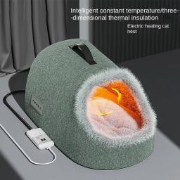 Aquecimento elétrico Pet Nest, temperatura constante, canil do gato, cama do cão pequeno, acessórios para cachorros - Image 1