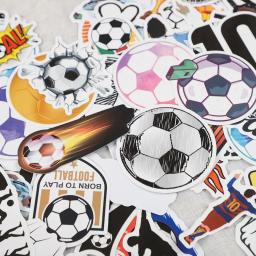 Futebol Esportes Tema Adesivos para crianças, Brinquedos Graffiti, Bagagem, Skate, Favores de festa, Pinata Filler, 100 Folhas - Image 2