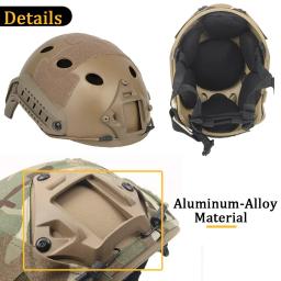 Capacete de jogo de paintball com viseira Flashlight piscando tampa de capacete de luz para Airsoft Shooting War Jogos de Jogos Adereços de filme - Image 6