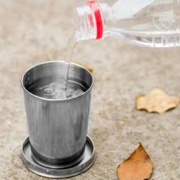 Aço inoxidável dobrável copo retrátil, Copos pretos para viajar, Copa dobrável ao ar livre, 75ml - Image 5