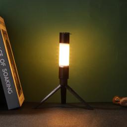 USB recarregável LED Camping lanterna, pendurado tenda lâmpada, caminhadas ao ar livre equitação, Stretchable, 1800mAh - Image 4