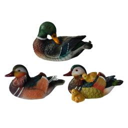 Resina Artificial Realista Pato Mandarim Flutuante Caça Decoy, Decoração Durável Piscina Lagoa - Image 6