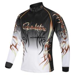 Quick Dry Pesca Camisas dos homens, Roupas Esporte ao ar livre, Vestuário Ciclismo, Anti UV, Plus Size - Image 1