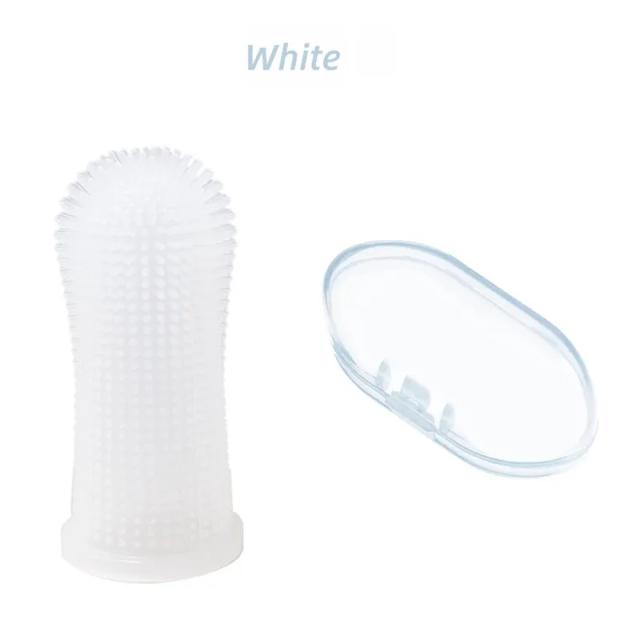 Escova de Dentes de Silicone Super Macia para Cães e Gatos, Previne Mau Hálito e Promove Higiene Bucal em Animais de Estimação