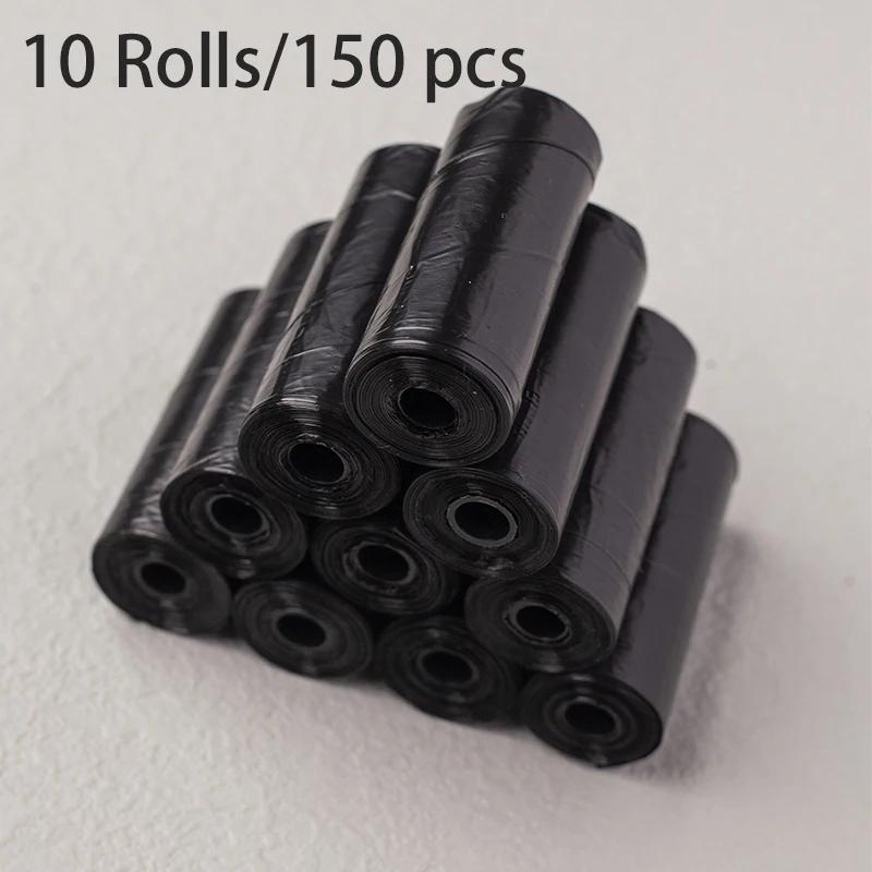 Sacos Degradáveis Pet Waste, Saco de cocô para cão e gato, Limpar o saco de lixo de refil, Sacos de limpeza biodegradáveis, 10Roll, 150 Pcs - Image 1