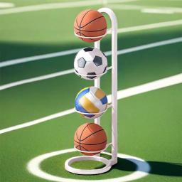 Crianças indoor rack de armazenamento de basquete casa colocar bolas cesta de armazenamento de futebol colocado prateleira jardim de infância suporte de vôlei - Image 1