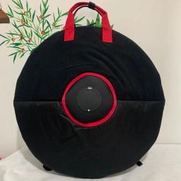 Bolso de tambor de manivela leve saco de agitador de mão de 22 polegadas tampa de saco de tambor de manivela de 23 polegadas caixa de tambor de agitador de mão tampa de mochila de ombro único/ombro duplo/bolsa de tambo - Image 2