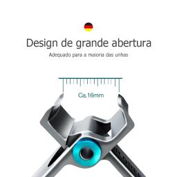 MR. VERDE-Aço Inoxidável Nail Clippers, Disponível em 2 Tamanhos, Manicure Fingernail Cutter, Grosso e Duro Toenail Scissors Tools - Image 2