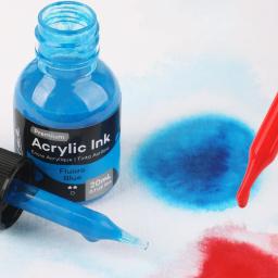 Conjunto de tinta de propileno líquido impermeável, secagem rápida, arte sem desbotamento, grafite DIY artesanal, pigmento aquarela, 6 12, 20ml - Image 5