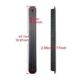 Caixa De Fin De Prancha De Plástico, Substituição De Hidrofólio, Surf Foil Track Box, Longboard, Prancha De Aleta Única, EUA, 15.39 ", 2pcs - Image 4