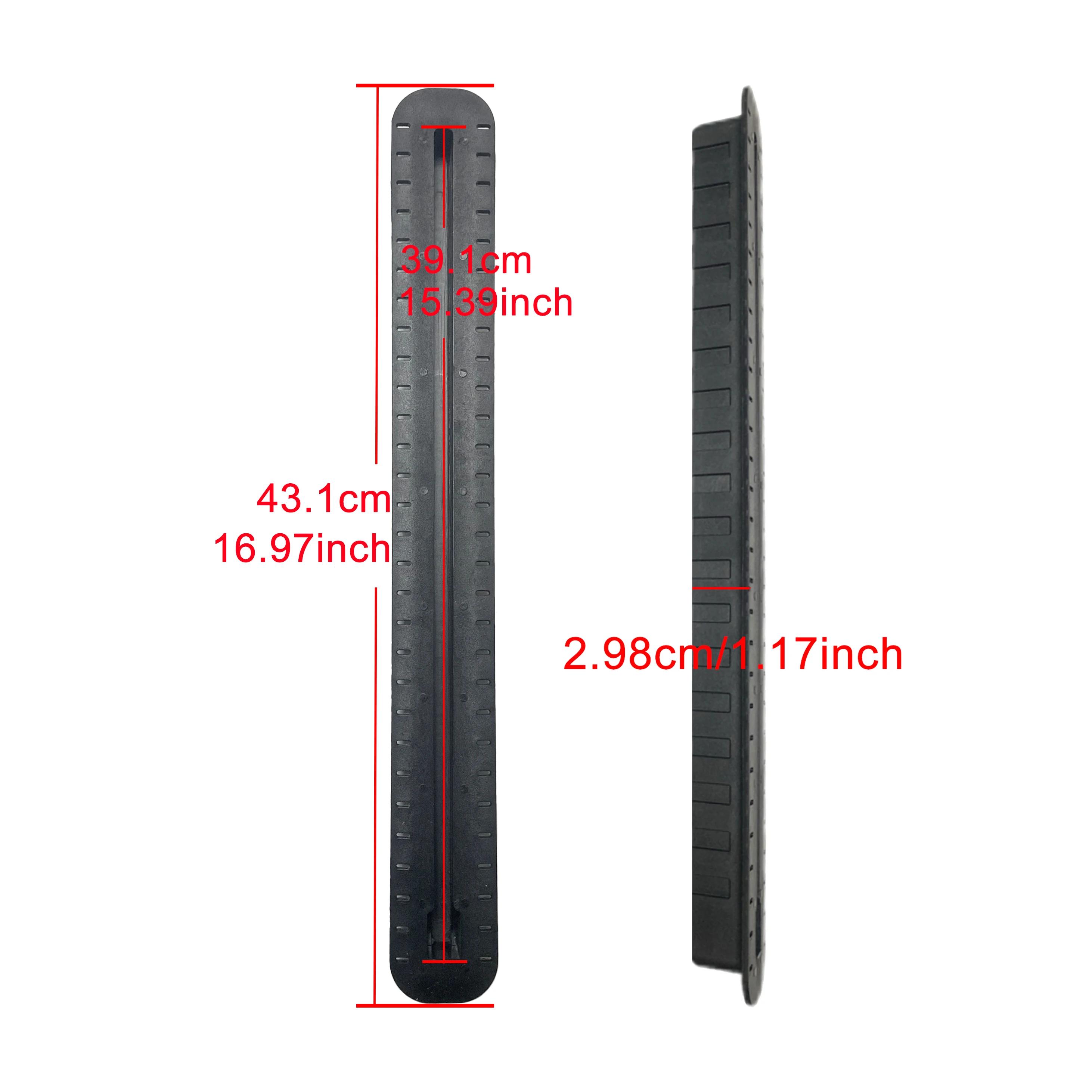 Caixa De Fin De Prancha De Plástico, Substituição De Hidrofólio, Surf Foil Track Box, Longboard, Prancha De Aleta Única, EUA, 15.39 ", 2pcs - Image 1