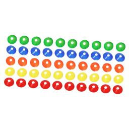 Cones De Disco De Futebol, Treinamento Pista De Treinamento, Agilidade Gramado, Aids Futebol Aids, 50Pcs por Conjunto - Image 2