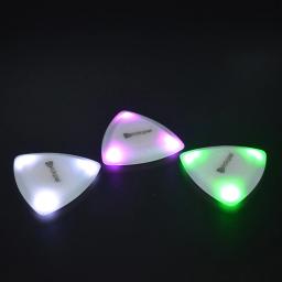 Palheta luminosa de toque para guitarra, palheta luminosa com led brilhante, instrumento musical de cordas, palheta brilhante para guitarristas elétricos baixos - Image 5