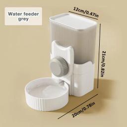 Alimentador automático com tigela suspensa Garrafa de água Recipiente de alimento Dispensador para cachorro, gatos, coelho, pássaros, produto de alimentação animal de estimação - Image 6