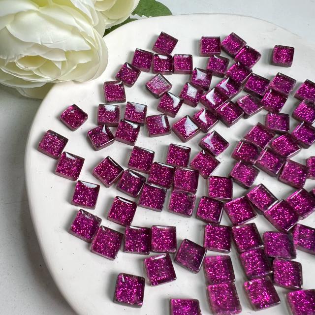 Mosaico Artesanal: 50 Peças de Vidro Cristal Colorido para Decoração Criativa e Arte com Crianças