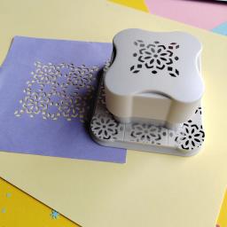 Artesanato artesanal e ferramenta Scrapbooking, perfurador de papel para galeria de fotos, cartão presente DIY, socos magnéticos, dispositivo de gravação, 3,8 cm - Image 1