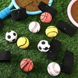 Bola de retorno de pulso bola esportiva de borracha com alça e corda rebote bolas saltitantes brinquedo para adolescentes adultos exercício ou jogo de pulso - Image 6