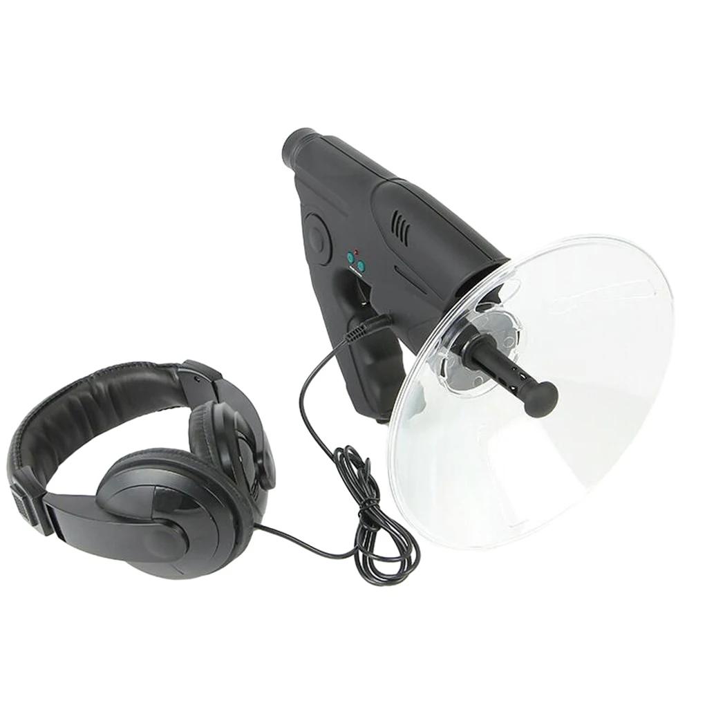 Telescópio Direcional Preto para Prato Parabólico, Visão Clara, Ouvindo Aves Ouvindo, Longa Distância - Image 1