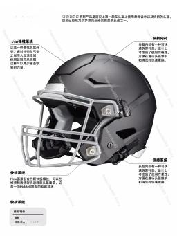 Capacete de Futebol Americano Adulto, Novo Capacete NFL - Image 4