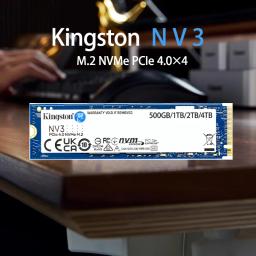 Kingston SSD NV3 NVMe PCIe Gen 4.0x4 M.2 2280 500GB 1TB 2TB Unidade de estado sólido interna para PC laptop desktop - Image 2