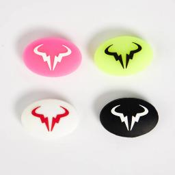 Amortecedor da raquete do tênis dos desenhos animados, amortecedores da vibração, silicone, durável - Image 1
