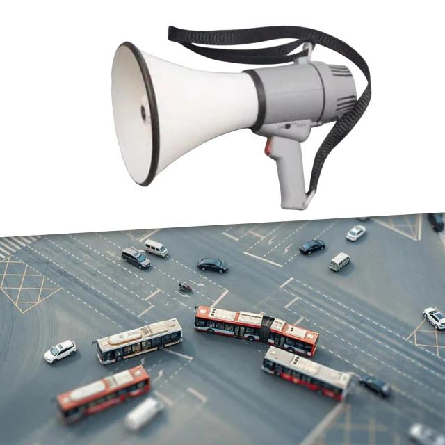 Megafone Miniatura 12" para Action Figures 1:6 - Acessório Ideal para Bonecos e Colecionadores
