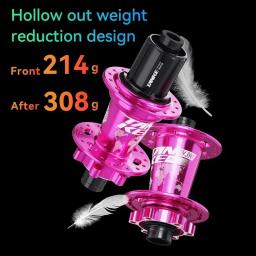 Tanke 6 rolamento mtb hub dianteiro traseiro 28 32 36 furos freio a disco mountain bike hubs 7 8 9 10 11 12 velocidade hubset 12s peças da bicicleta - Image 3