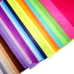 Tela de feltro macio não-tecido feltro folha de tela diy costura bonecas artesanato material 1mm de espessura pelo medidor/rolo - Image 3