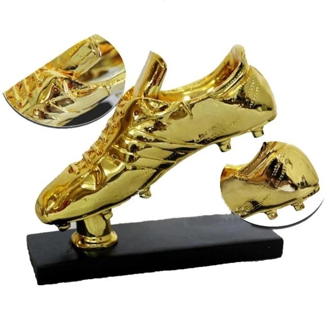 Troféu Banhado a Ouro Trolly de 29cm - Lembrança de Alta Liga e Presente Decorativo para Campeões
