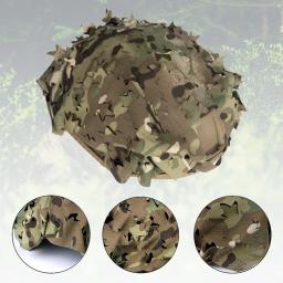 3D Camo Airsoft Capacete Capa, Corte a Laser, Forma de Folha, Malha, Capacete, Paintball, Paraquedista, Caça, Airsoft, Capacete Acessórios - Image 5