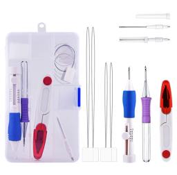 DIY Magic Embroidery Pen Set Kit Punch Needle Ferramenta de costura Costura de vestuário Remendo de tecelagem Acessórios de tricô - Image 4