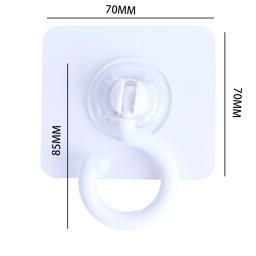 Ganchos de parede transparentes ganchos adesivos ganchos de porta à prova dwaterproof água ganchos de teto mosquiteiro rack de carga - Image 6