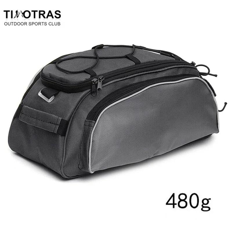 Multifuncional Bicicleta Rear Seat Bag, impermeável Ciclismo Bike Rack, Trunk Carga, Pannier Bag, Bolsa, Bolsa de Ombro, 14L - Image 1
