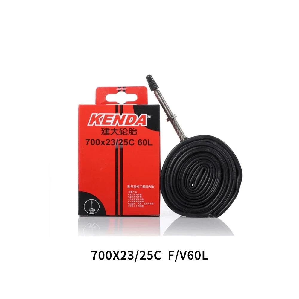 1 peça tubo interno de pneu de bicicleta kenda 700c 18-23c 23-25c 28-32c 35-43c 45c câmera schrader presta válvula tubo interno bicicleta de estrada - Image 1