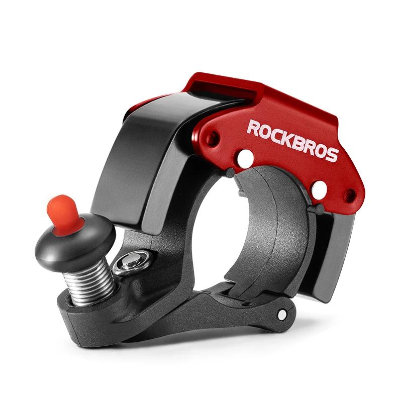 ROCKBROS Clássica Campainha de Bicicleta em Inoxidável Buzina de Ciclismo Guidão de Bicicleta Chifre de Campainha Antifurto Chifre de Bicicleta Acessórios de Segurança para Bicicleta - Image 1