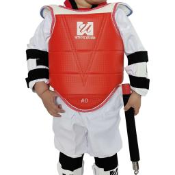 Conjunto de roupas masculinas e femininas de karatê, Taekwondo, Peito Protetor, Costas, Artes Marciais, Sparring Gear, Fitness Kids, Infantil - Image 3