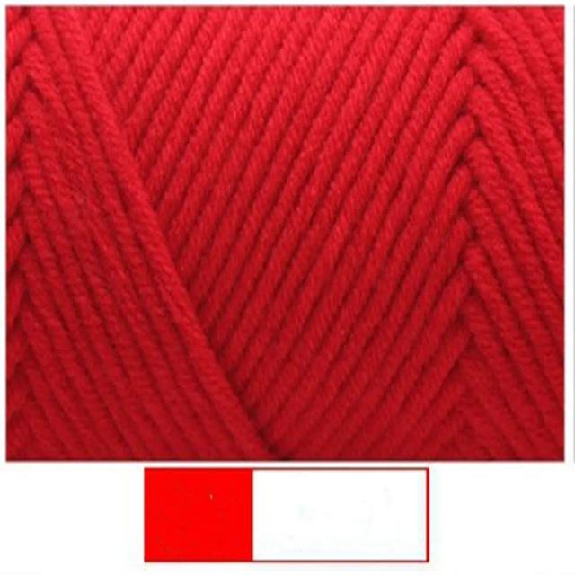 Fio de Algodão Leite Pure Colour para Tricô e DIY - Ideal para Cachecóis e Lenços Artesanais, 100g, 8 Damas