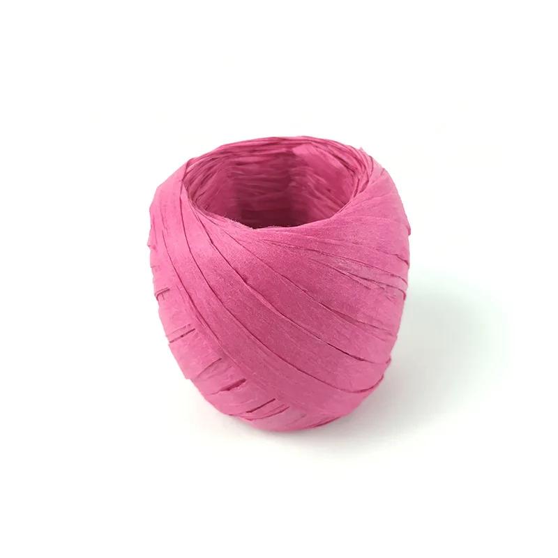 Fio De Palha De Raffia Natural Para Tricô E Crochê, Linhas De Papel, Saco De Chapéu Artesanal DIY, Embalagem De Crochê, Embalagem De Presente, 100m, 70 m, 20m - Image 1