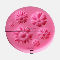 Moldes De Silicone De Flor 3D para Fondant Artesanato, Bolo, Doces, Chocolate, Sugarcraft, Pastelaria De Gelo, Ferramenta De Cozimento, Molde De Sabão, Decorador De Bolo - Image 4